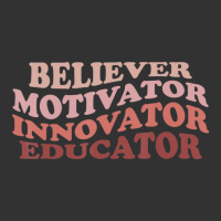 Believer Motivator Innovator Educator Retro Teacher Life Baby Bodysuit | Artistshot