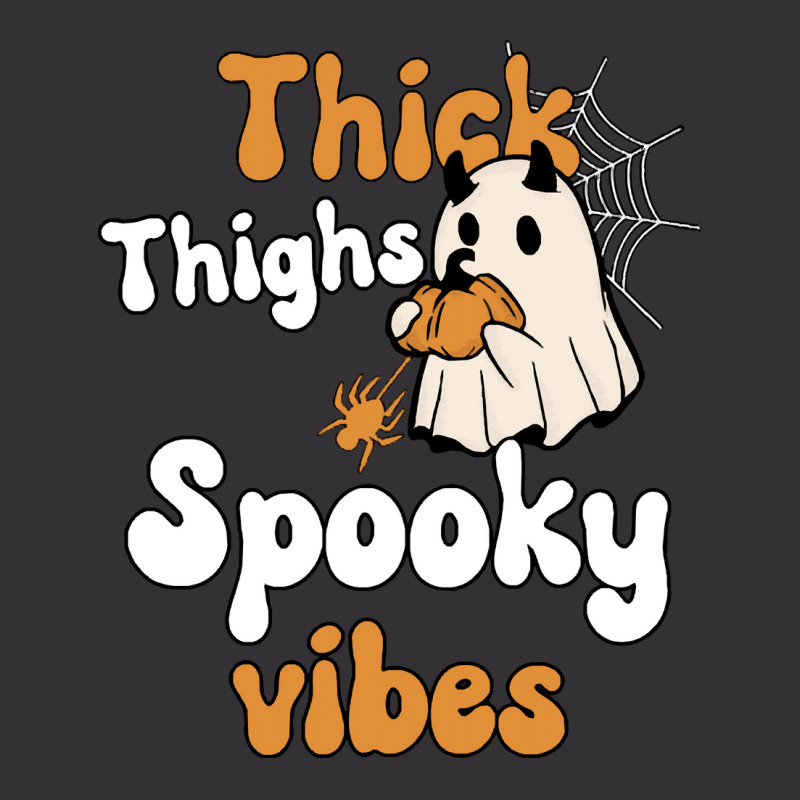 Thick Thighs Spooky Vibes Thick Thighs Spooky Vibes - Retro Groovy Vin Vintage Short | Artistshot