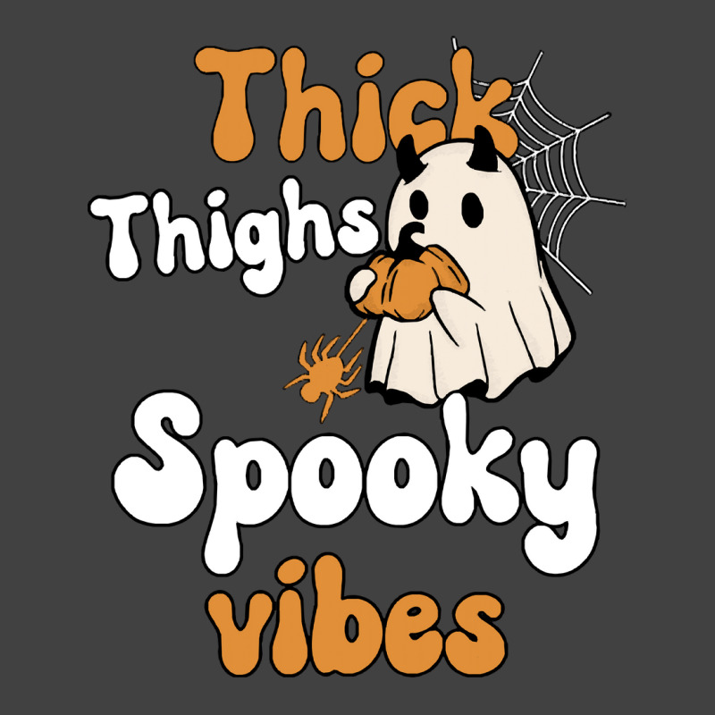 Thick Thighs Spooky Vibes Thick Thighs Spooky Vibes - Retro Groovy Vin Vintage T-shirt | Artistshot