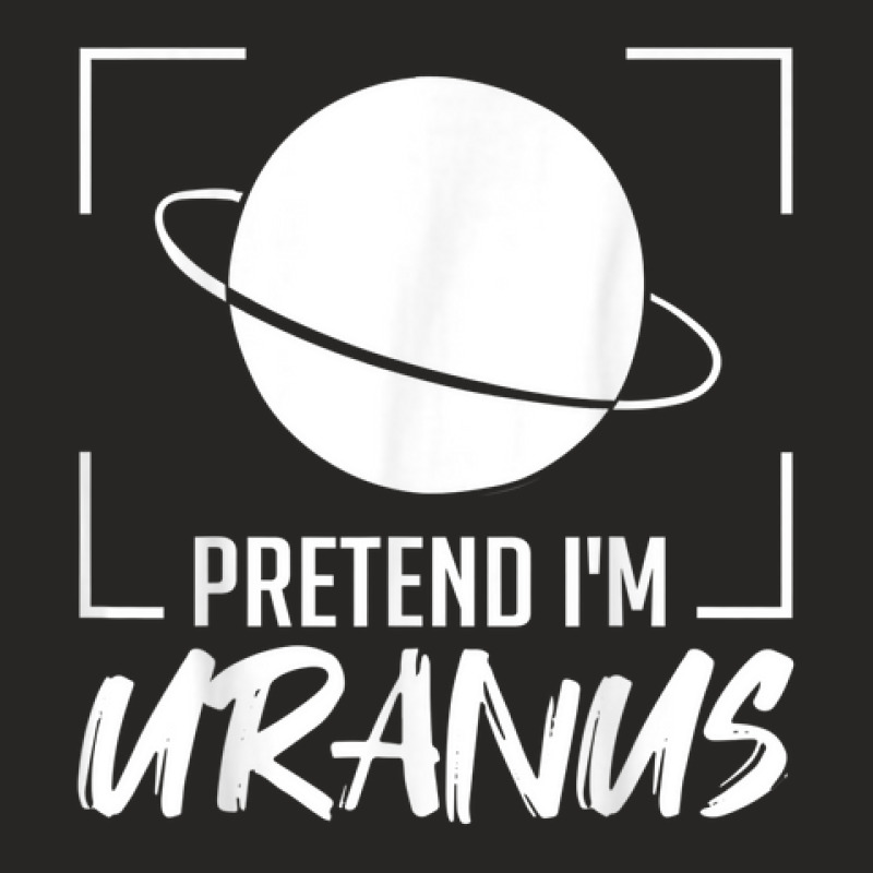 Uranus Planet Ring Solar System Gas Atmosphere Space Ladies Fitted T-Shirt by Posh | Artistshot