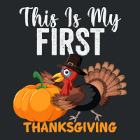 This Is My First Thanksgiving This Is My First Thanksgiving (1) Crewneck Sweatshirt | Artistshot