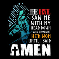 Templar Knight Crusader Quote The Devil Saw Me Adjustable Cap | Artistshot