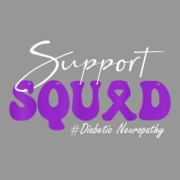 Support Squad Diabetic Neuropathy Awareness Purple Ribbon T Shirt Women's V-neck T-shirt | Artistshot