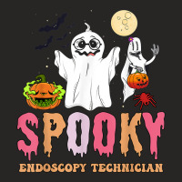 Groovy Ghost Spooky Endoscopy Technician Halloween Costumes Ladies Fitted T-shirt | Artistshot