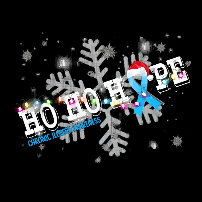 Chronic Illness Fighter Chronic Illness Awareness - Ho Ho Hope Cure Ch Pocket T-shirt | Artistshot