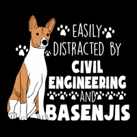 Civil Engineering Graduate Civil Engineering And Basenjis Cropped Hoodie | Artistshot