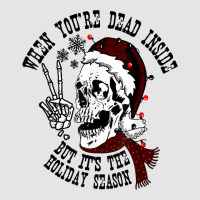 Dead Inside But It's Holiday Season,christmas Santa Skeleton T Shirt Exclusive T-shirt | Artistshot