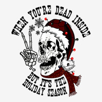 Dead Inside But It's Holiday Season,christmas Santa Skeleton T Shirt Classic T-shirt | Artistshot