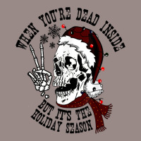 Dead Inside But It's Holiday Season,christmas Santa Skeleton T Shirt Vintage T-shirt | Artistshot