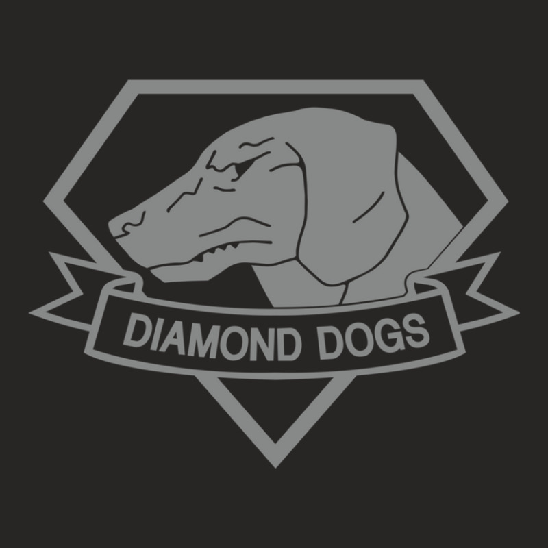 Metal Gear Solid - Diamond Dogs (gray) Ladies Fitted T-Shirt by ConnieKunkle | Artistshot