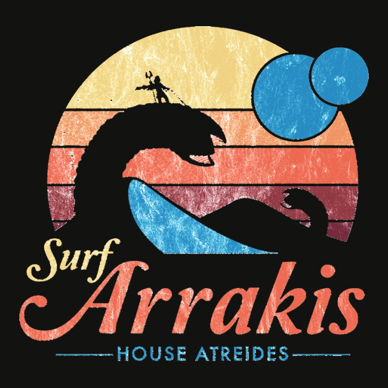 Arrakis Vintage Distressed Surf Scorecard Crop Tee by cm-arts | Artistshot