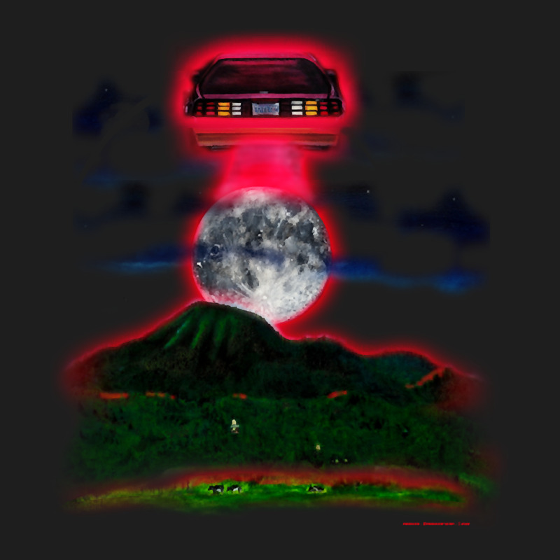 Moon Abduction Classic T-shirt by Adcock Salmon | Artistshot