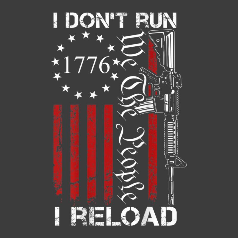 I Don T Run I Reload We The People Funny Ar15 On Back Men's Polo Shirt by CassieKim | Artistshot