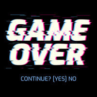 Game Over Continue(yes)no Pocket T-shirt | Artistshot