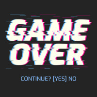 Game Over Continue(yes)no 3/4 Sleeve Shirt | Artistshot