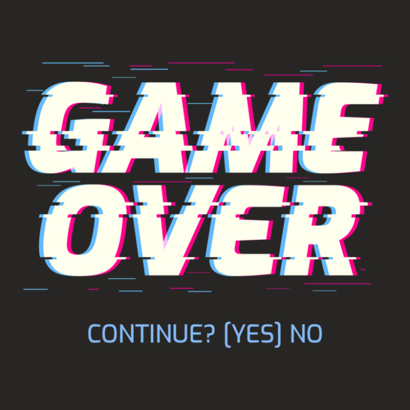 Game Over Continue(yes)no Ladies Fitted T-Shirt by RichardLopez | Artistshot