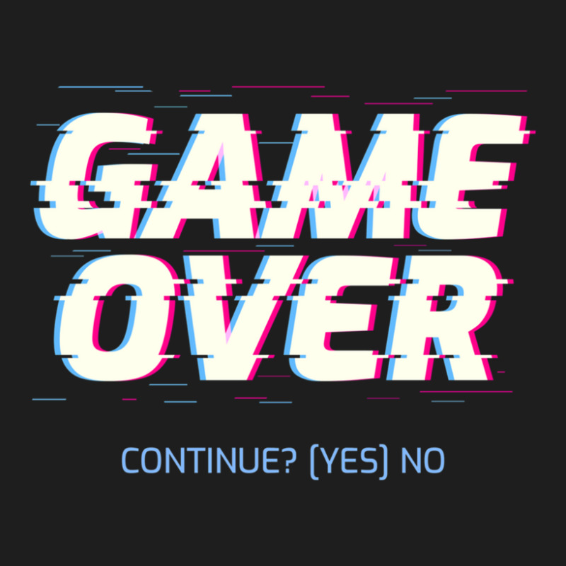 Game Over Continue(yes)no Classic T-shirt by RichardLopez | Artistshot