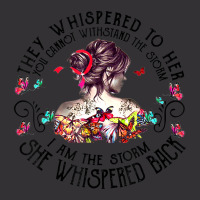 Tattoo Lady They Whispered To Her You Cannot Withstand Storm Vintage Hoodie | Artistshot