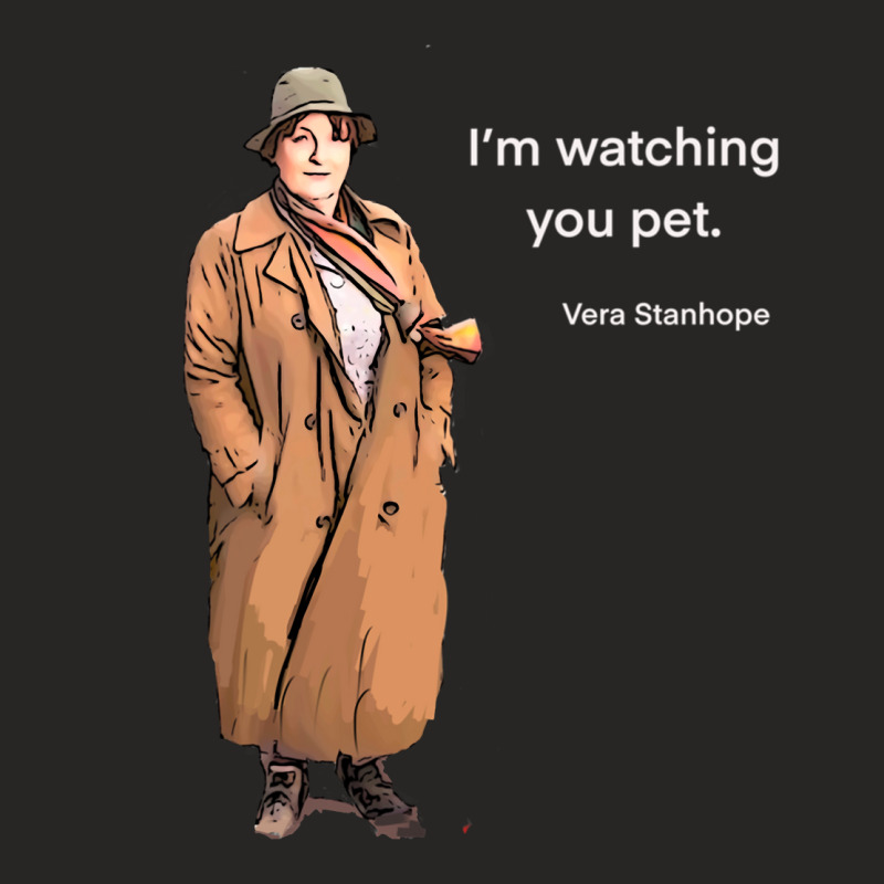 Dci Vera Stanhope I'm Watching You Pet.   Classic  Copy Ladies Fitted T-Shirt by ShajiPeter | Artistshot