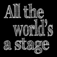 All The World's A Stage Theatre Shakespeare Quote Theater Men's Long Sleeve Pajama Set | Artistshot