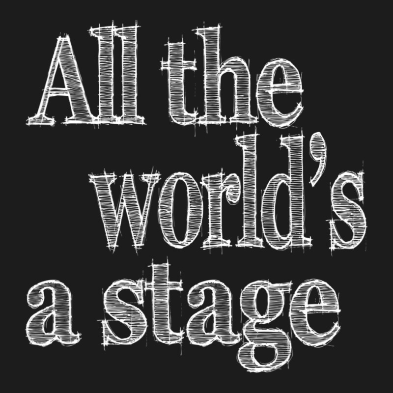 All The World's A Stage Theatre Shakespeare Quote Theater Hoodie & Jogger set by cm-arts | Artistshot