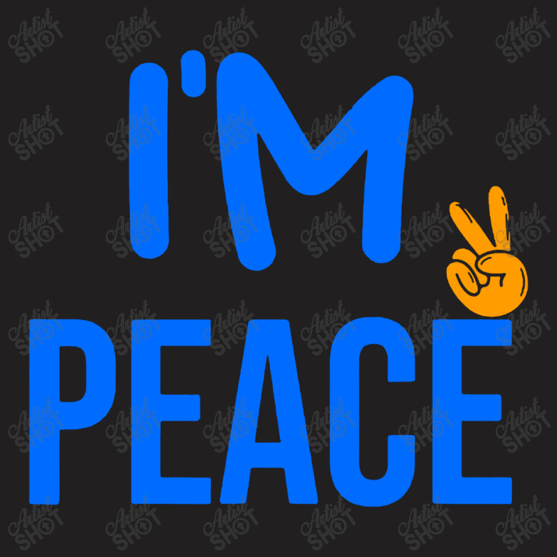 I Come In Peace I'm Peace Funny Matching Couples T-shirt | Artistshot