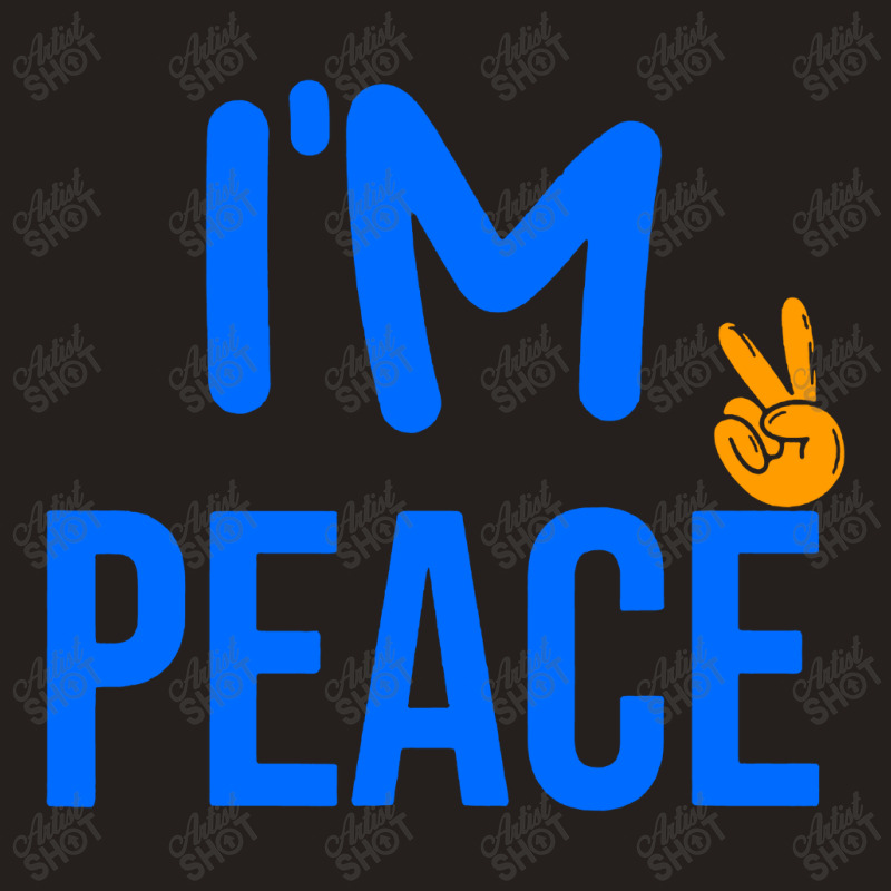 I Come In Peace I'm Peace Funny Matching Couples Tank Top | Artistshot