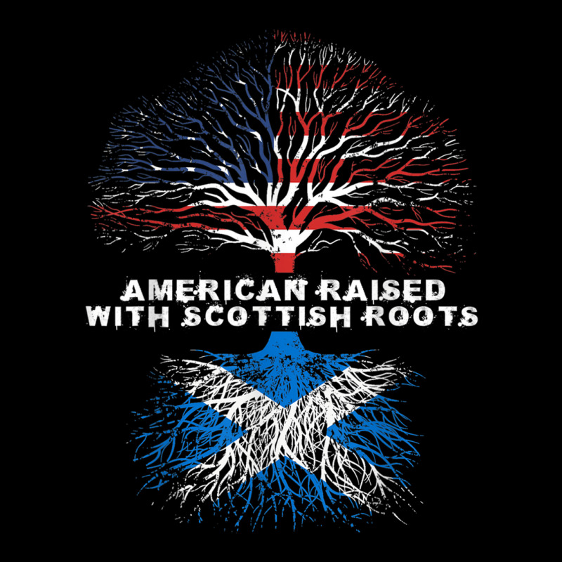 American Raised With Scottish Roots Scotland Pocket T-shirt | Artistshot