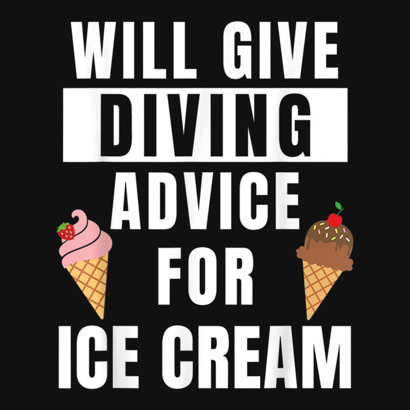 Diving Advice For Ice Cream Water Sports Funny Scuba Diver Baby Bibs by Garnet | Artistshot