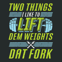 Bodybuilding Weightlifting Two Things I Like To Lift Women's Triblend Scoop T-shirt | Artistshot