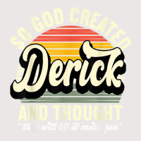 Mens So God Created Derick   Name Derick Birthday T Shirt Pocket T-shirt | Artistshot