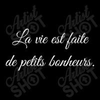 La Vie Est Faite De Petits Bonheurs [dark Edition] Women's V-neck T-shirt | Artistshot