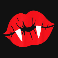 Vampire Kiss With Fangs Funny Halloween Costume Baby Bibs | Artistshot