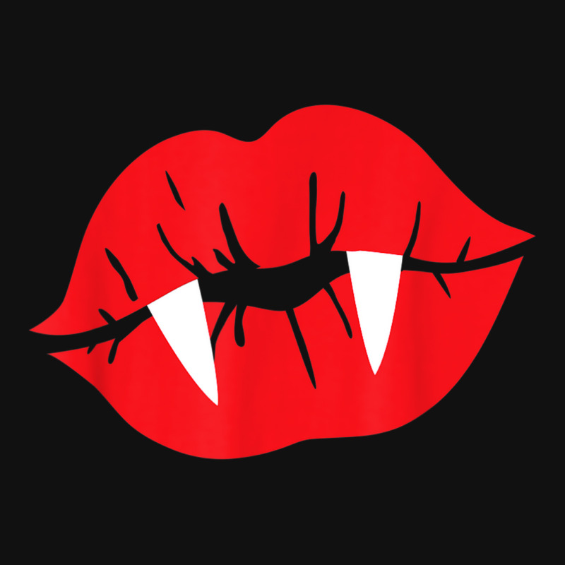 Vampire Kiss With Fangs Funny Halloween Costume Baby Bibs by Fashonus | Artistshot