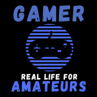 Gamer Real Life For Amateurs Men's Long Sleeve Pajama Set | Artistshot