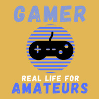 Gamer Real Life For Amateurs Vintage Hoodie And Short Set | Artistshot