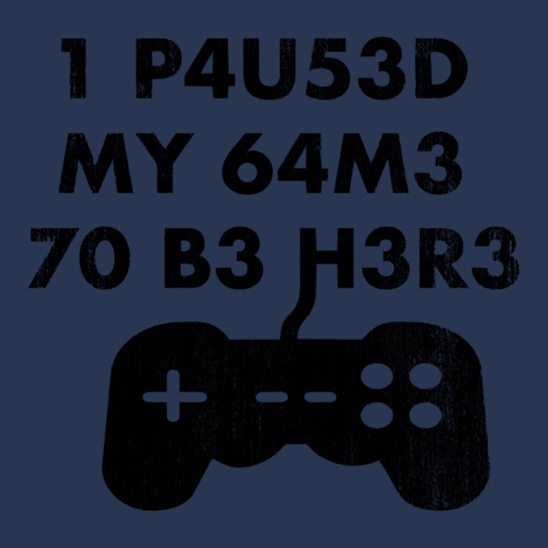 I Paused My Game To Be Here Leet Code Style  1 P4u53d My 64m3 70 B3 H3 Men Denim Jacket by MONIQUEWORTH | Artistshot