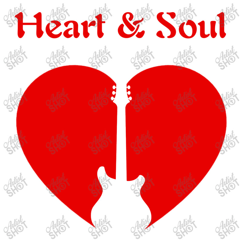 Heart & Soul Guitar Icon Red Print Graphics Design Maternity Scoop Neck T-shirt by Aranim Graphics | Artistshot