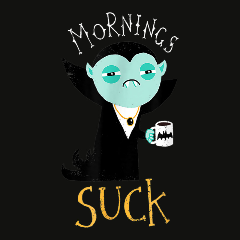 Cute Dracula Vampire Morning Suck Coffee Halloween Costume Scorecard Crop Tee by JusticePeck | Artistshot