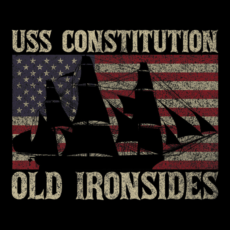 Uss Constitution Sailing Ship Usa American Flag Premium T Shirt Youth Hoodie | Artistshot