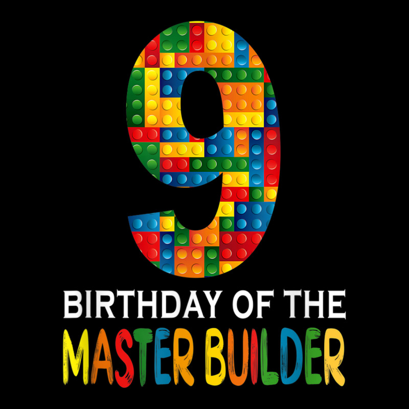 Building Blocks 9th Birthday Of The Master Builder Colorful Legging by Posh | Artistshot