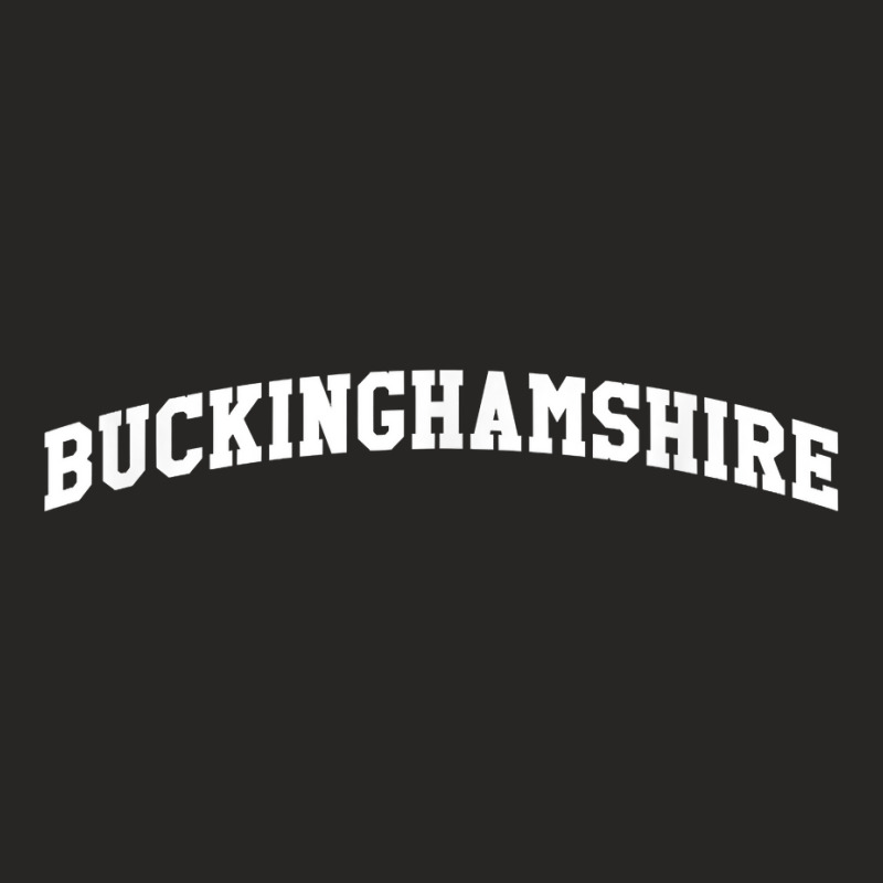 Buckinghamshire Arch Retro University Style T Shirt Ladies Fitted T-Shirt by cm-arts | Artistshot