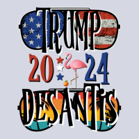 Trump Desantis 2024 Eection Merican Fag Famingo Stars 24 Puover Basic  Fleece Short | Artistshot