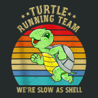 Running 365 Turtle Running Team We're Slow As Shell Funny Tank Top Women's Triblend Scoop T-shirt | Artistshot