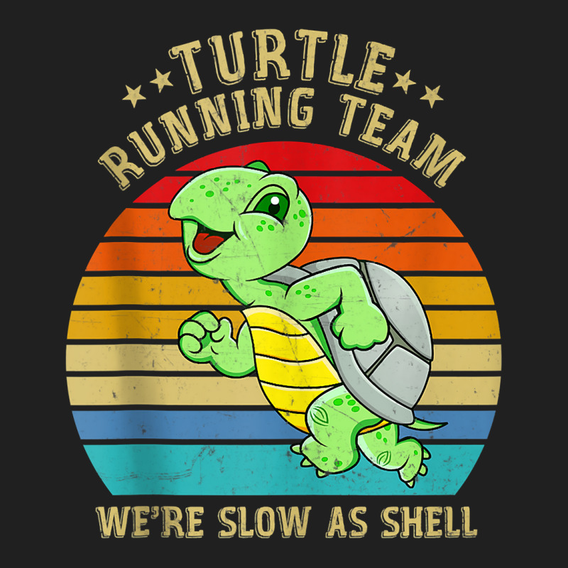 Running 365 Turtle Running Team We're Slow As Shell Funny Tank Top Ladies Polo Shirt by cm-arts | Artistshot