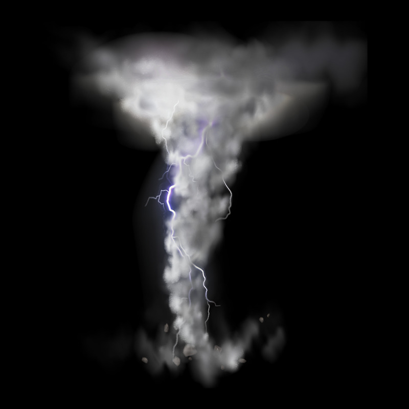 Tornado Hurricane Lightning Bolt Storm   Cloud Strikes Sky T Shirt Youth Jogger by montistd | Artistshot