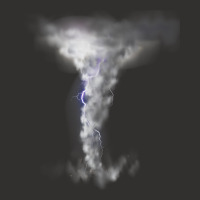 Tornado Hurricane Lightning Bolt Storm   Cloud Strikes Sky T Shirt Champion Hoodie | Artistshot