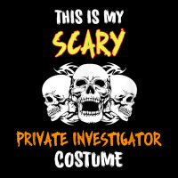 This Is My Scary Private Investigator Costume T Shirt Adjustable Cap | Artistshot