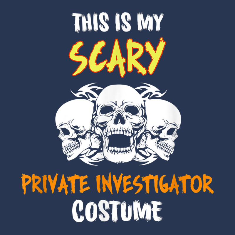 This Is My Scary Private Investigator Costume T Shirt Men Denim Jacket by cm-arts | Artistshot