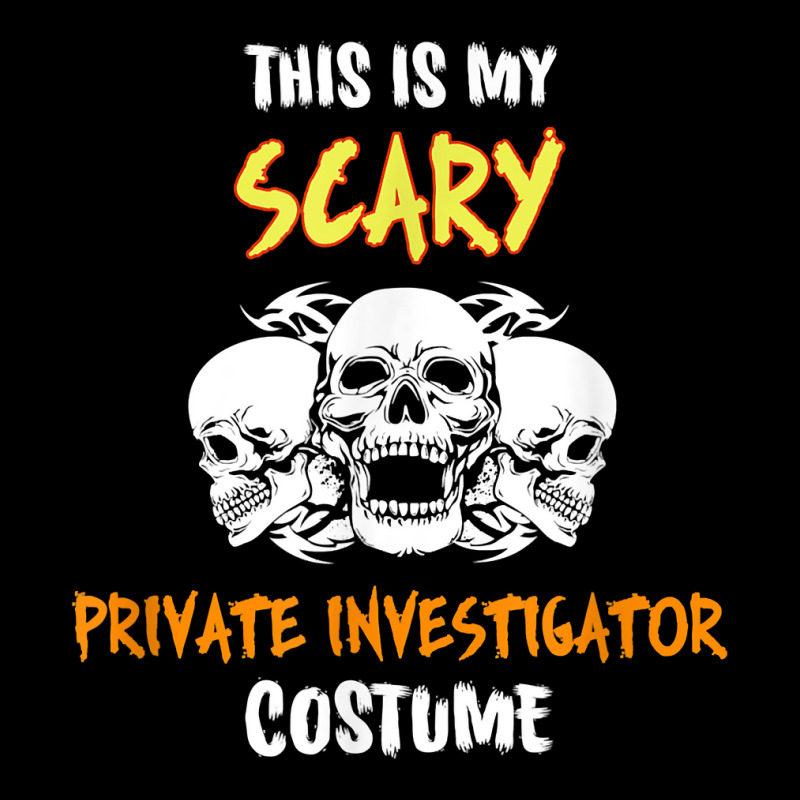 This Is My Scary Private Investigator Costume T Shirt Long Sleeve Shirts by cm-arts | Artistshot